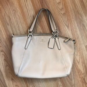 Coach Ava Tote Nude with Golf Hardware